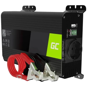 Inverter / pretvarač napona 12 na 230V 300/600W sinusni val Green Cell inverter PRO INVGC05 300 W 12 V - 230 V slika