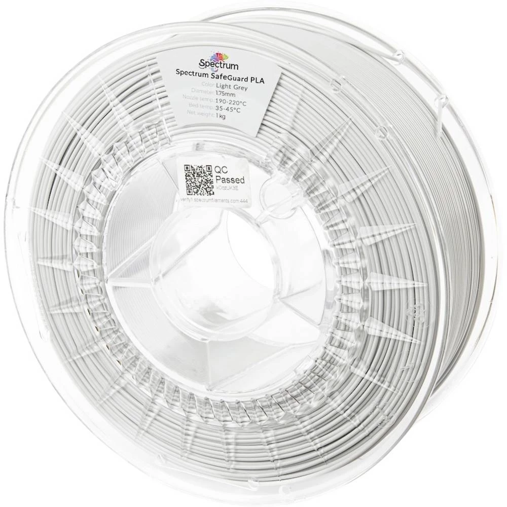 Spectrum Filaments 81557 Safeguard PLA 3D pisač filament PLA antibakterijski 1.75 mm 1000 g Light Grey, siva 1 kom. slika