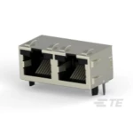 TE Connectivity TE AMP MODULAR JACKS - INVERTED AND LEDS MODULAR JACKS - INVERTED AND LEDS 6116522-2      80 St.