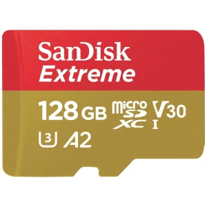 SanDisk Extreme microsdxc kartica 128 GB UHS-Class 3 otporan na udarce, vodootporan slika