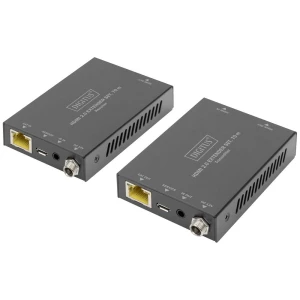 Digitus DS-55506 HDMI / RJ45 adapter [1x ženski konektor HDMI - 2x ženski konektor HDMI] crna podržava HDMI, High Speed HDMI, Ultra HD (4K) HDMI slika