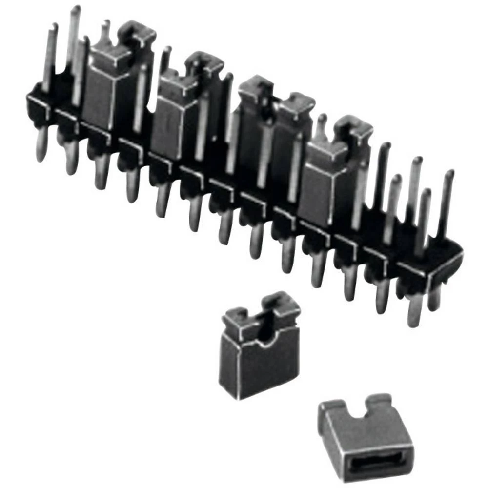 W & P Products 165-201-30-00 165-201-30-00 kratkospojni mostić Raster: 2.54 mm Broj polova po redu:2 Sadržaj: 1 kom. slika
