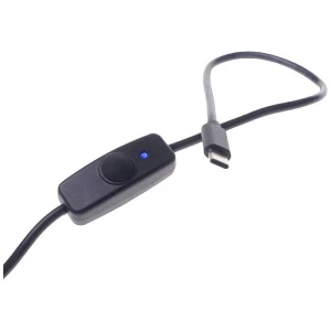 Radxa RockPi_USB-AtoC_SW kabel za napajanje  [1x muški konektor USB 2.0 tipa a - 1x muški konektor USB-C™] 1.50 m crna uklj. prekidač za uključivanje/isključivanje slika