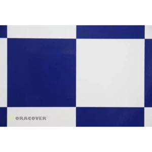 Folija za glačanje Oracover Fun 6 691-010-052-002 (D x Š) 2 m x 60 cm Bijelo-tamnoplava slika