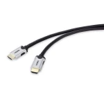 SpeaKa Professional HDMI priključni kabel 3.00 m SP-9063176 upleteni parovi crna [1x muški konektor HDMI - 1x muški kone