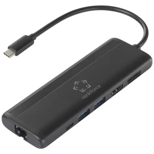 Renkforce RF-5239502 USB-C® priključna stanica Pogodno za marku (priključne stanice za prijenosno računalo): Universal  USB-C® Power Delivery slika