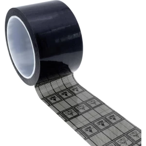 Quadrios ESD ljepljiva traka 1 St. crna, prozirna (D x Š) 33 m x 50 mm slika