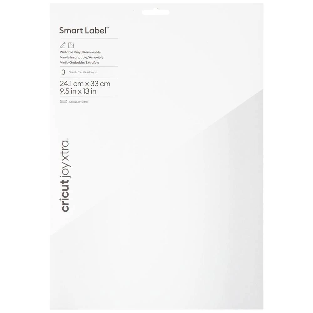 Cricut Smart Vinyl Removable Joy Xtra set folije Širina reza 33 cm bijela slika