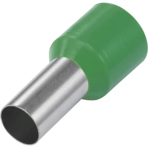 Kabelski završetak 1 x 6 mm² x 12 mm Izolirani dio Zelena TRU COMPONENTS 1572424 100 ST slika