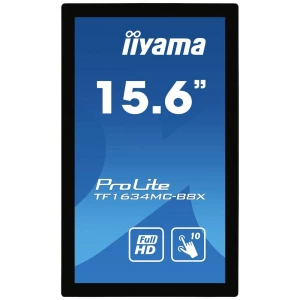 Iiyama ProLite TF1634MC-B8X LED zaslon 39.6 cm (15.6 palac) Energetska učinkovitost 2021 F (A - G) 1920 x 1080 piksel Full HD 25 ms DisplayPort, VGA, HDMI™, USB IPS LED slika