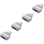 Renkforce zaključavanje USB priključka RF-4696496 4-dijelni komplet srebrna, siva   RF-4696496