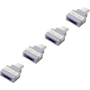 Renkforce zaključavanje USB priključka RF-4696496 4-dijelni komplet srebrna, siva   RF-4696496 slika