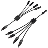 Sygonix SY-6407994 priključak na solarni sustav adapterski kabel   crna 46.5 cm