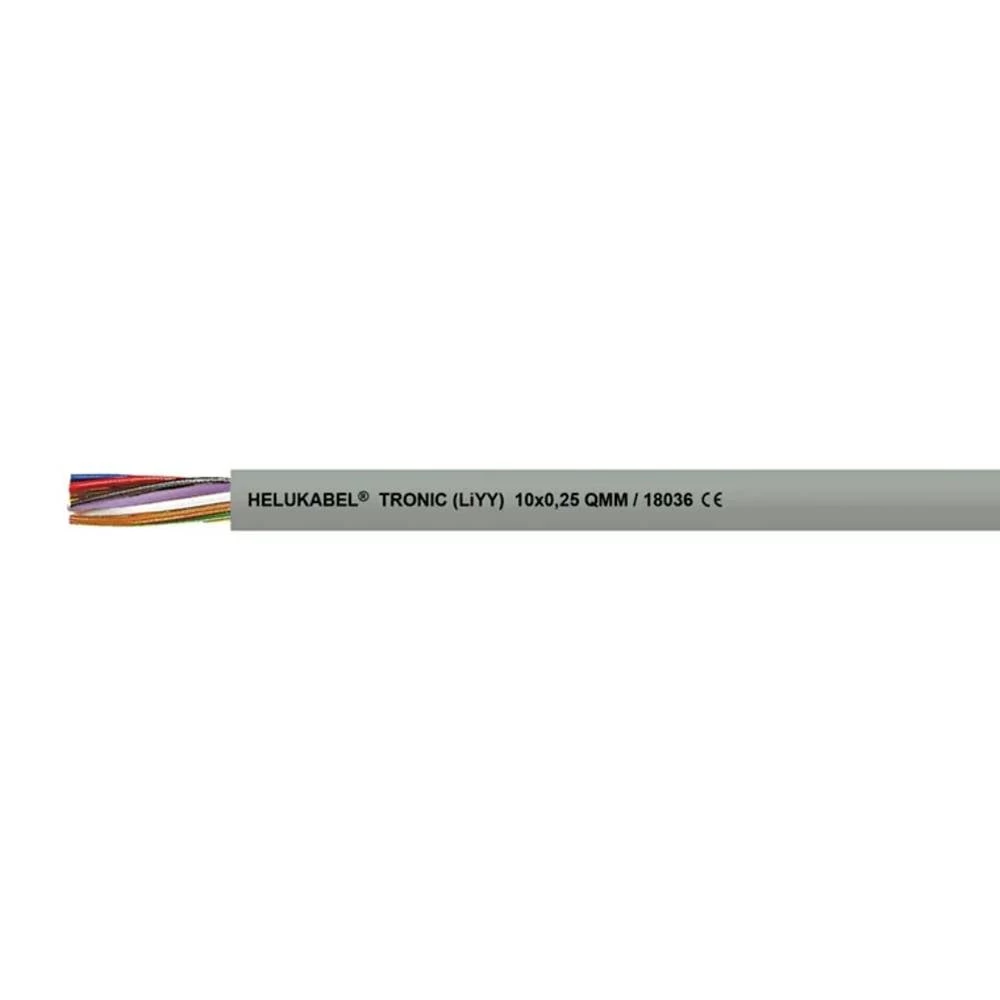 HELU 18044-500 vod za prijenos podataka LiYY 27 x 0.25 mm² siva 500 m slika