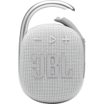 JBL Clip 4 Bluetooth zvučnik vodootporan, otporan na prašinu bijela