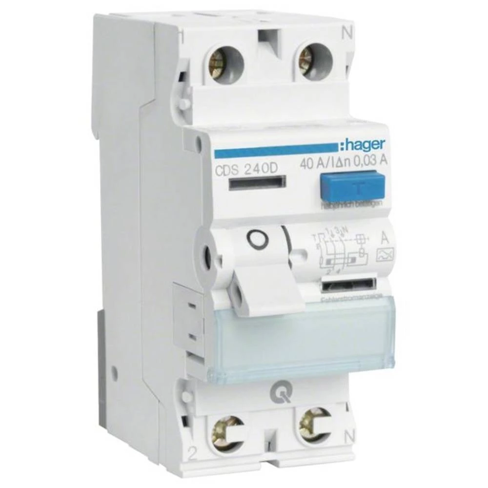 Hager CDS240D  FID zaštitna sklopka  A   2-polni 40 A 0.03 A 230 V slika