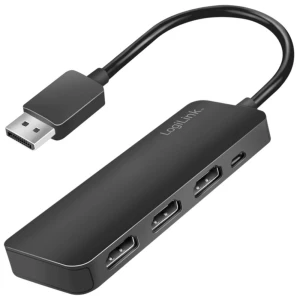 LogiLink CV0146  DisplayPort razdjelnik   crna slika