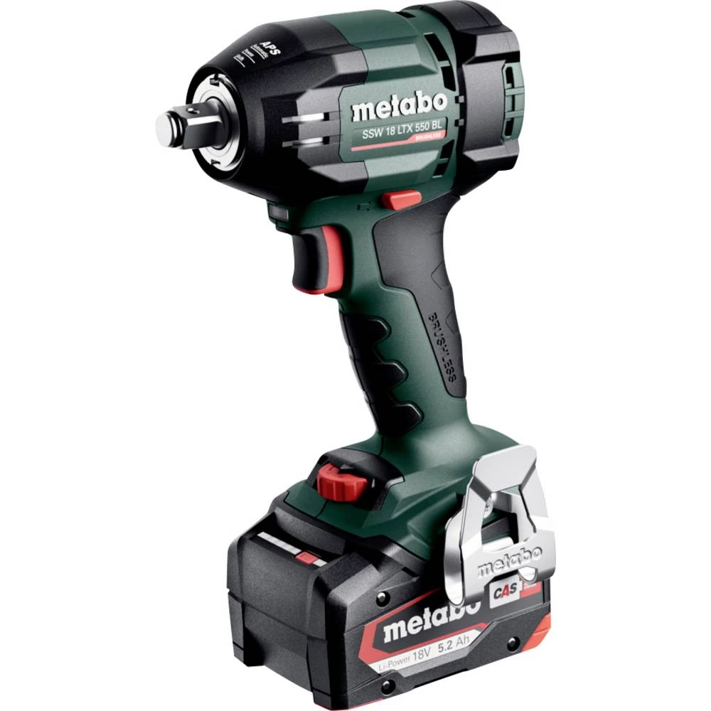 Metabo SSW 18 LTX 550 BL 602404800 akumulatorski zračni pištolj 18 V Broj uključenih baterija 2 4 Ah Li-Ion slika