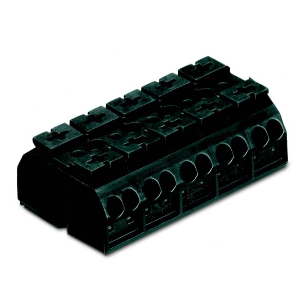 WAGO 862-505 stezaljka za priključivanje uređaja opružna stezaljka crna 200 St. slika