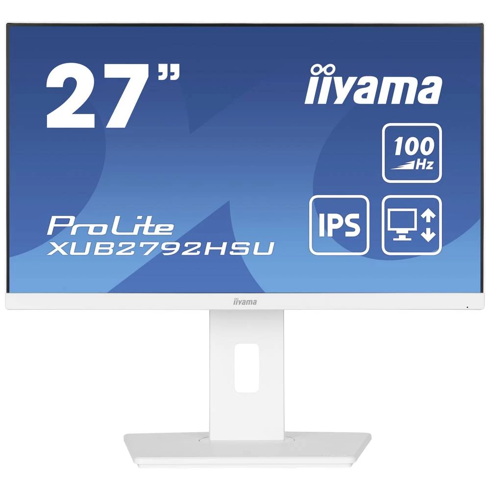 Iiyama ProLite WHITE ETE LED zaslon Energetska učinkovitost 2021 E (A - G) 68.6 cm (27 palac) 1920 x 1080 piksel 16:9 0 slika