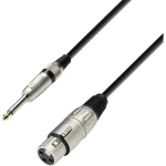XLR Connection cable [1x Ženski konektor XLR - 1x 6,3 mm banana utikač] 1 m Crna Adam Hall K3BFV0100