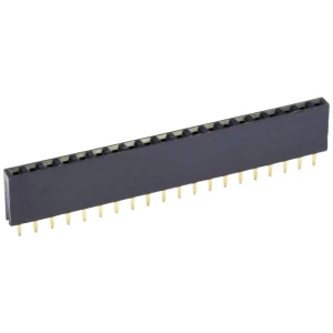 Connfly DS1023-1*10SF11 višestruki ženski kontakti letva sa ženskim kontaktima, ravna  crna 1 St. Tube slika