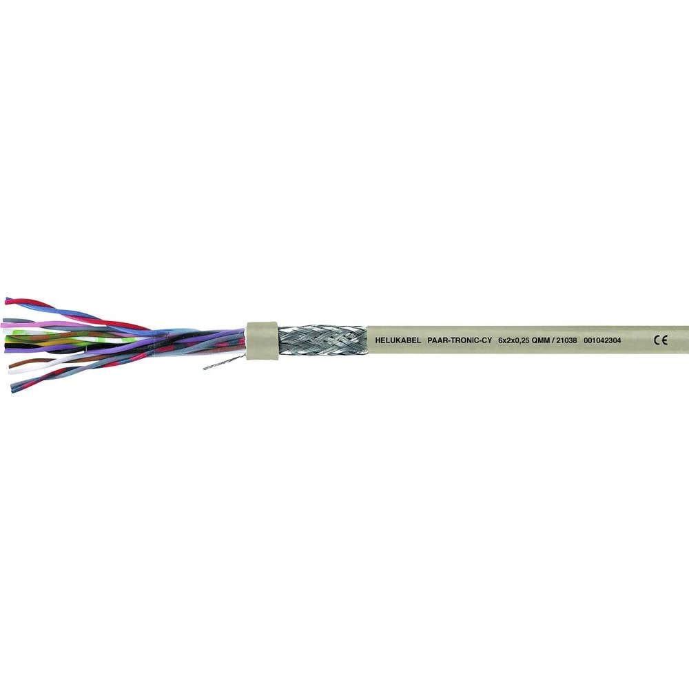 HELU 17005-500 vod za prijenos podataka LiYCY 6 x 2 x 0.5 mm² siva 500 m slika
