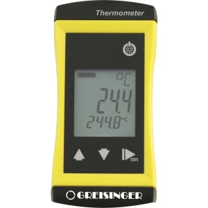 2-kanalni alarmni termometar G 1202 unutar nekoliko sekundi, bez senzora temperature, -65 ... +1200 °C  Greisinger  alarmni termometar  -65 - +1200 °C slika