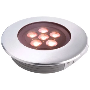 LED ugradna podna svjetiljka, ravna, okrugla, IP67, RGB, nehrđajući čelik/aluminij, srebrna Deko Light Flat I RGB 100116 ugradno podno svjetlo LED fiksno ugrađena LED 17 W srebrna slika