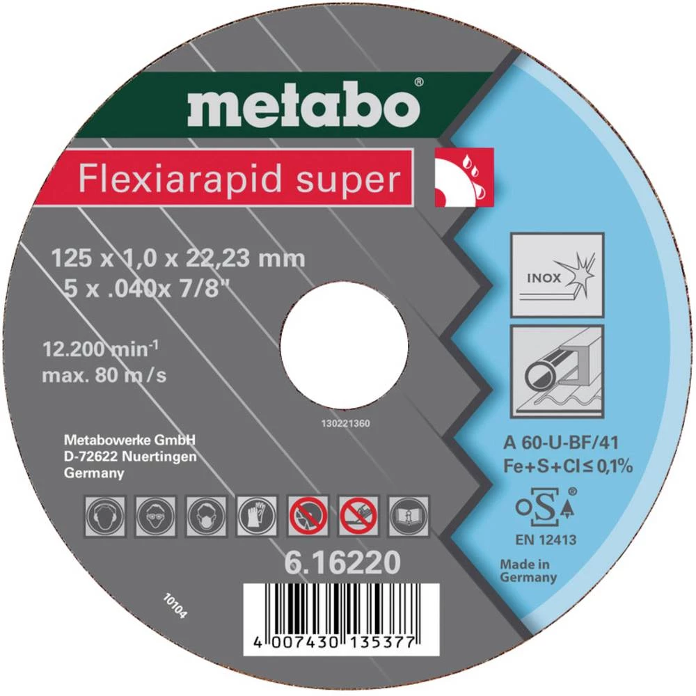 Metabo 616208000 rezna ploča s glavom 115 mm 25 St. čelik slika