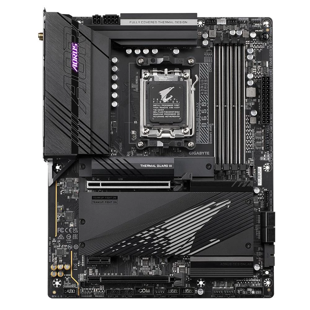 Gigabyte B650 AORUS PRO AX matična ploča Baza #####AMD AM5 Faktor oblika (detalji) ATX Set čipova matične ploče AMD® B650 slika