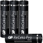 GP Batteries ReCyko+Pro HR03 micro (AAA) akumulator NiMH 800 mAh 1.2 V 4 St.
