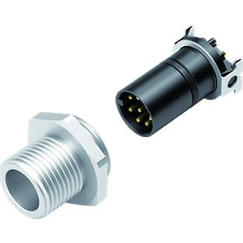 binder 99 3481 351 08-20 utični konektor za senzor/aktivator, nekonfekcionirani muški konektor za prirubnicu Broj polova slika