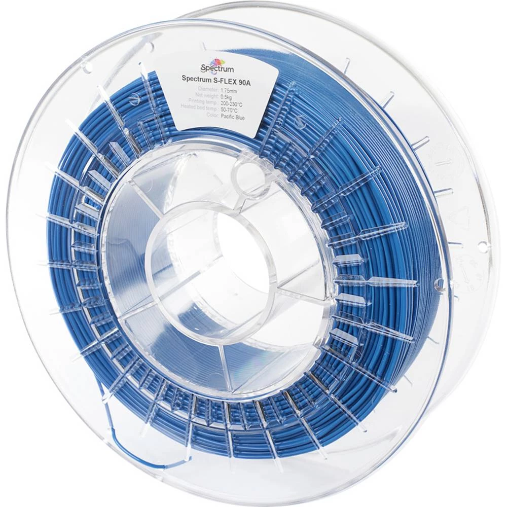Spectrum Filaments 80257 S-Flex 90A 3D pisač filament fleksibilni filament fleksibilan, kemijski otporan, bez iskrivljen slika
