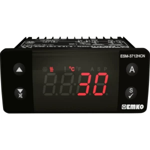 Emko ESM-3712-HCN.5.12.0.1/01.00/2.0.0.0 2-točkasti regulator termostat PTC -50 do 130 °C relej 16 A, relej 5 A (D x Š slika