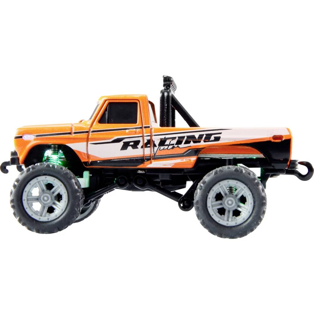 Amewi narančasta s četkama 1:64 RC model automobila električni monstertruck pogon na stražnjim kotačima (2wd) RtR 2,4 GH slika