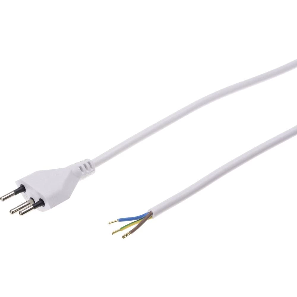 Max Hauri 114331 struja kabel za napajanje  bijela 2.00 m slika