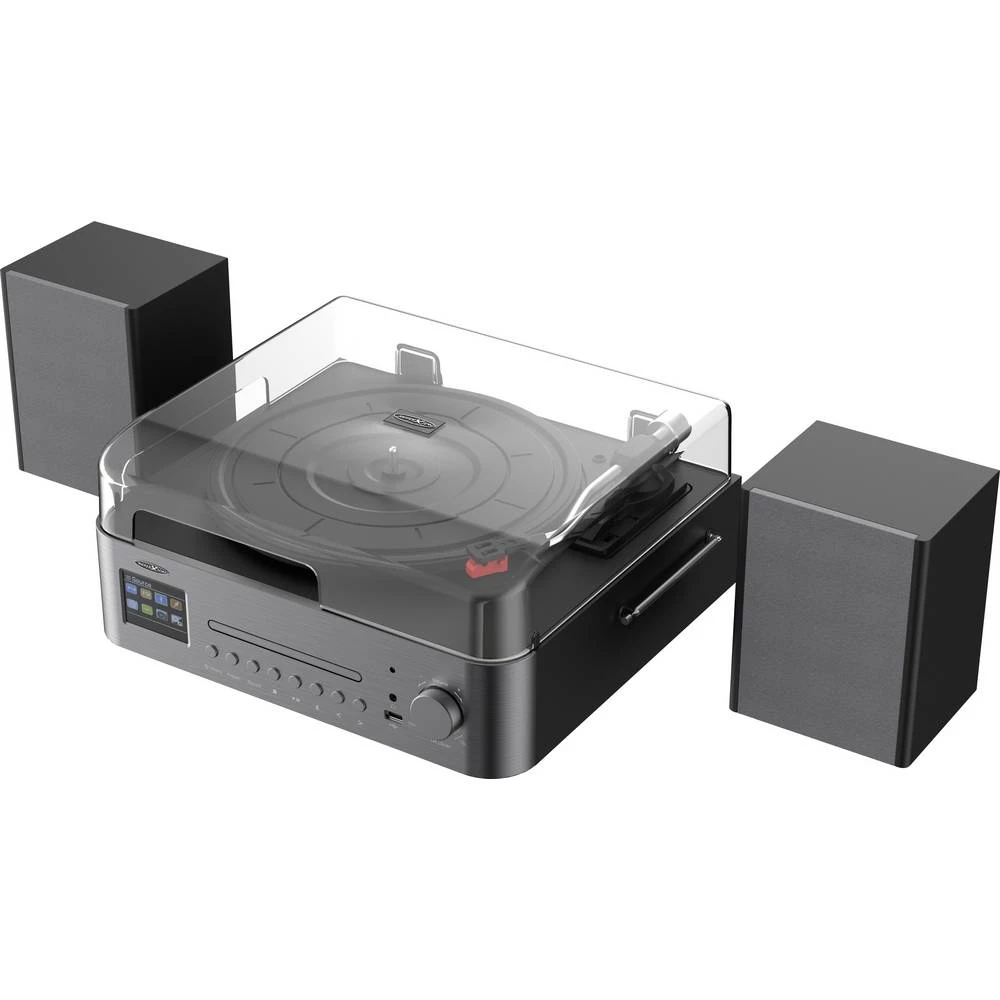 Reflexion HiFi - tuner crna, smeđa boja DAB+, CD player, Bluetooth® slika