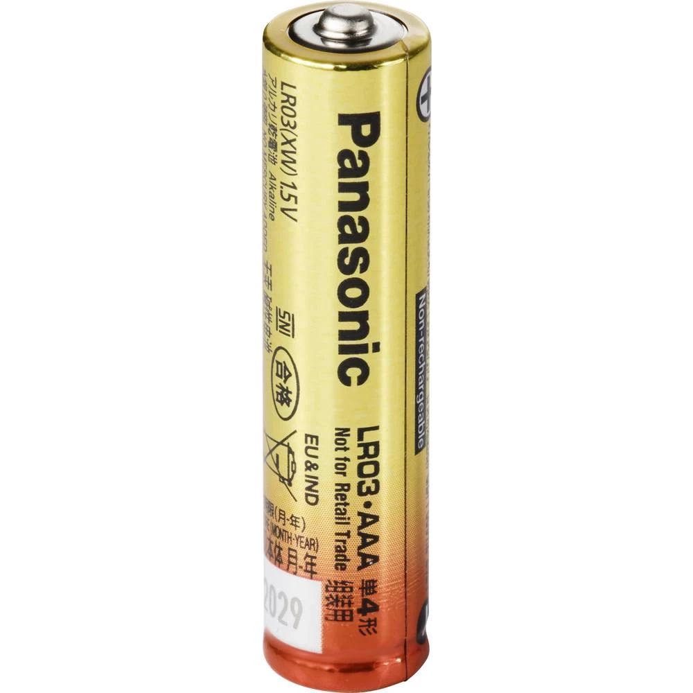 Panasonic LR03AAA micro (AAA) baterija alkalno-manganov 1300 mAh 1.5 V 400 kom. slika