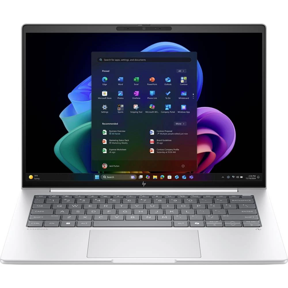 HP EliteBook 8 G1a 14-inčni prijenosnik sljedeće generacije s umjetnom inteligencijom, 512 GB SSD-a, Windows 11 Pro slika