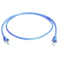 LAN (RJ45) Mreža Priključni kabel CAT 6A S/FTP 15 m Plava boja Vatrostalan, sa zaštitom za nosić, Dvostruko zaštićen, dvostruko slika