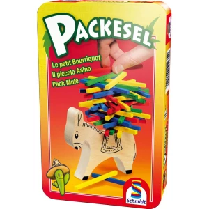 Schmidt Spiele Packesel Mitbringspiel in der Metalldose 51235 slika