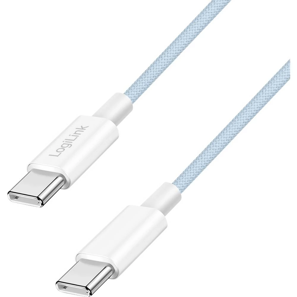 LogiLink USB-C kabel USB 2.0 USB-C® utikač 0.5 m plava boja CU0349 slika