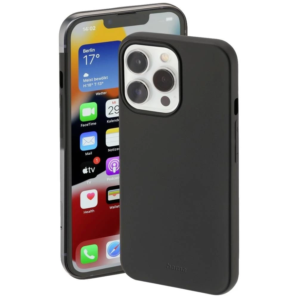 Maska &quot,Finest Feel&quot, za Apple iPhone 13 Pro, crna Hama Finest Feel etui Apple  crna slika