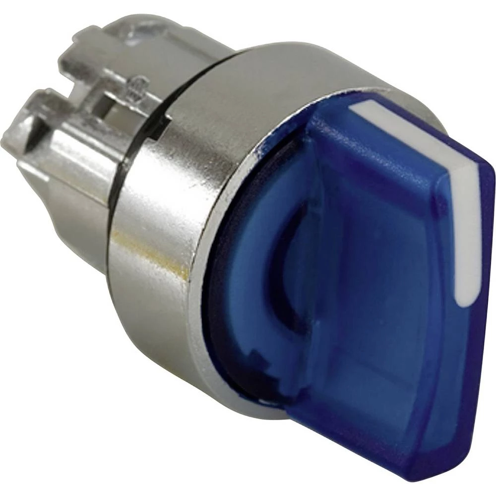 Schneider Electric ZB4BK1563 prednji element za biračku sklopku ponovno postavljiv (Ø) 22 mm  krom boja, plava boja 1 St. slika