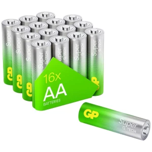 GP Batteries GPSUP15A067S16 mignon (AA) baterija alkalno-manganov 1.5 V 16 St. slika
