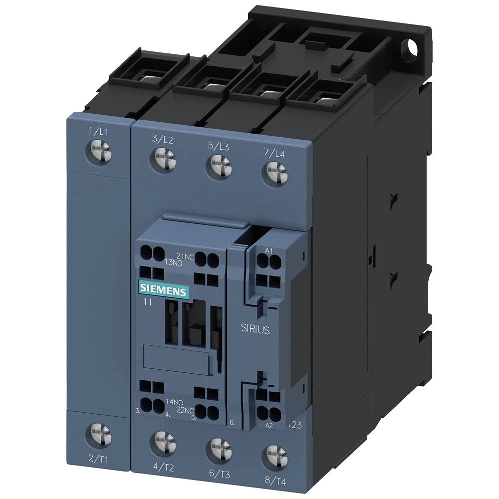 Kontaktor, AC-1, 110 A/400 V/40 °C, S2, 4-polni, AC/DC 20-33 V, 1 NO+1 NC Siemens 3RT2337-3NB30 kontaktor         1 St. slika