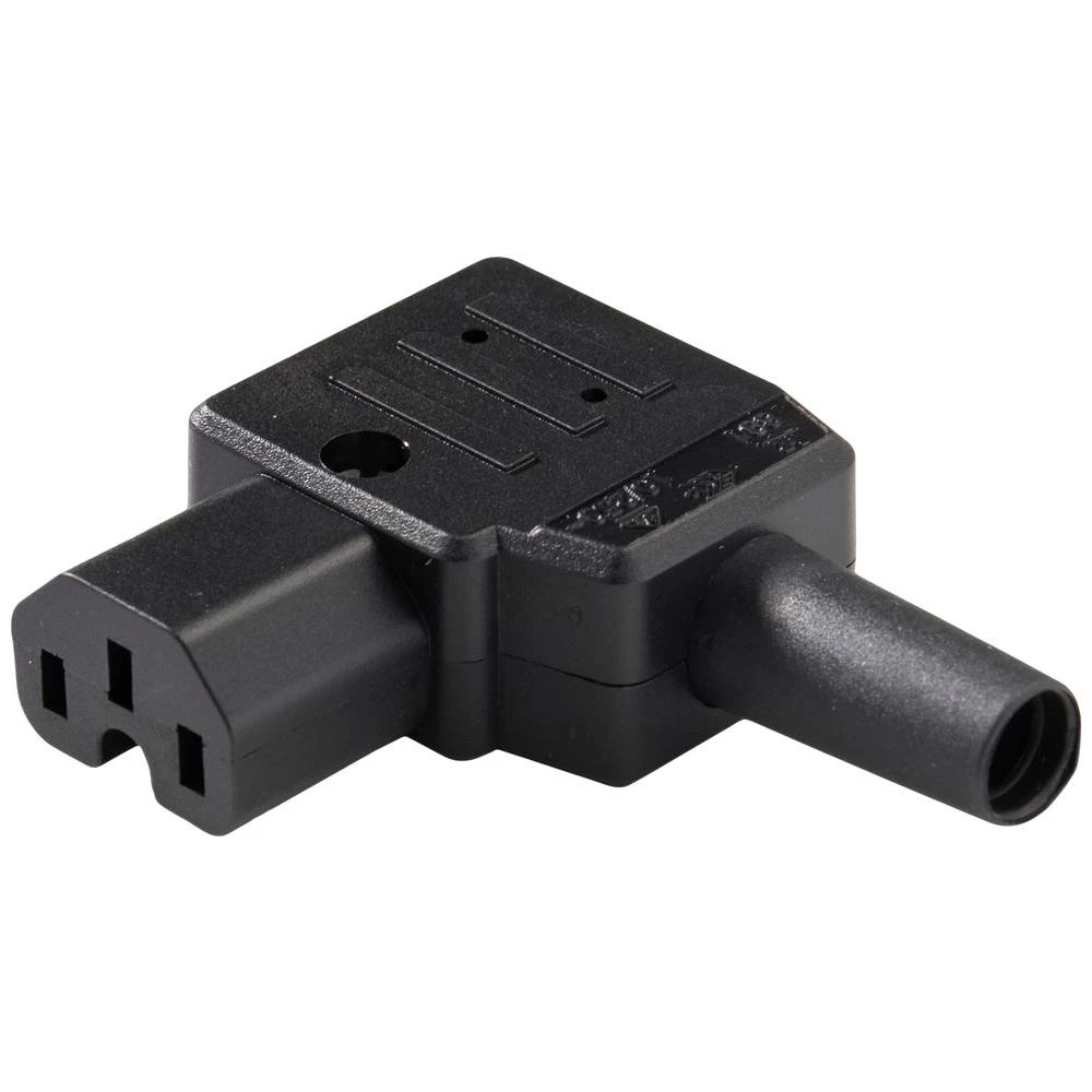 Martin Kaiser 891/sw utični konektor za toplinske uređaje  kutni muški konektor  10 A crna 1 St. slika