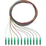 Rutenbeck 228040402 Glasfaser svjetlovodi priključni kabel [12x muški konektor lc - 12x slobodan kraj] Singlemode OS2