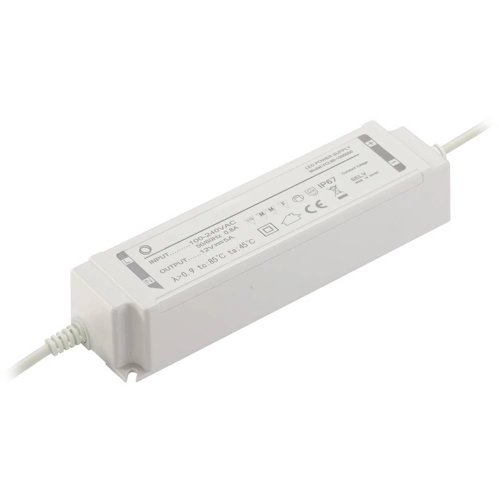 YingJiao LED pogonski sklop 60 W 5 A 12 V 1 kom. slika
